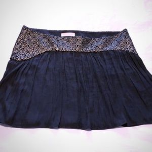 RAMY Brook Mini Skirt Black/Gold | Women’s 6